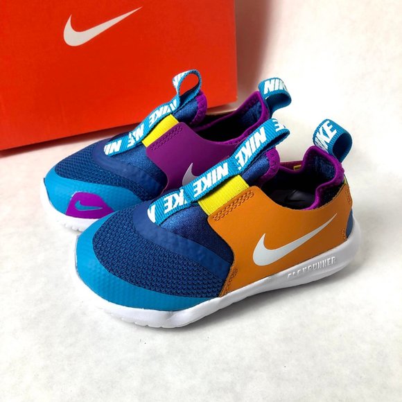 Nike Flex Runner Shoes CK1743-400 Blue Purple - Picture 3 of 6